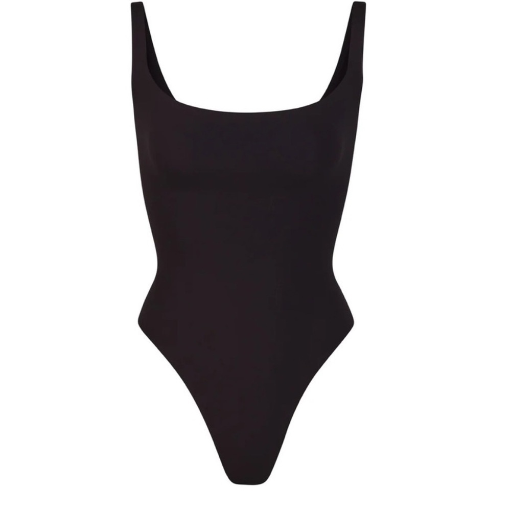Skims Fits Everybody SQUARE NECK BODYSUIT in black 2X/3X